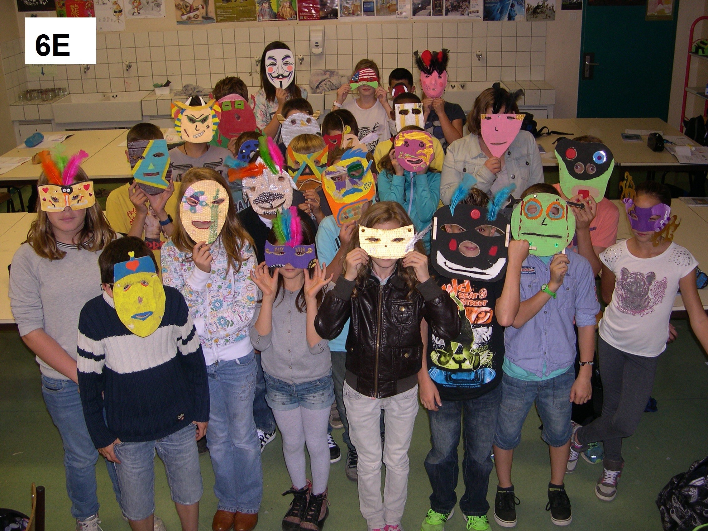 masque art plastique 6eme