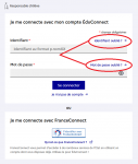 Page d’accueil Educonnect